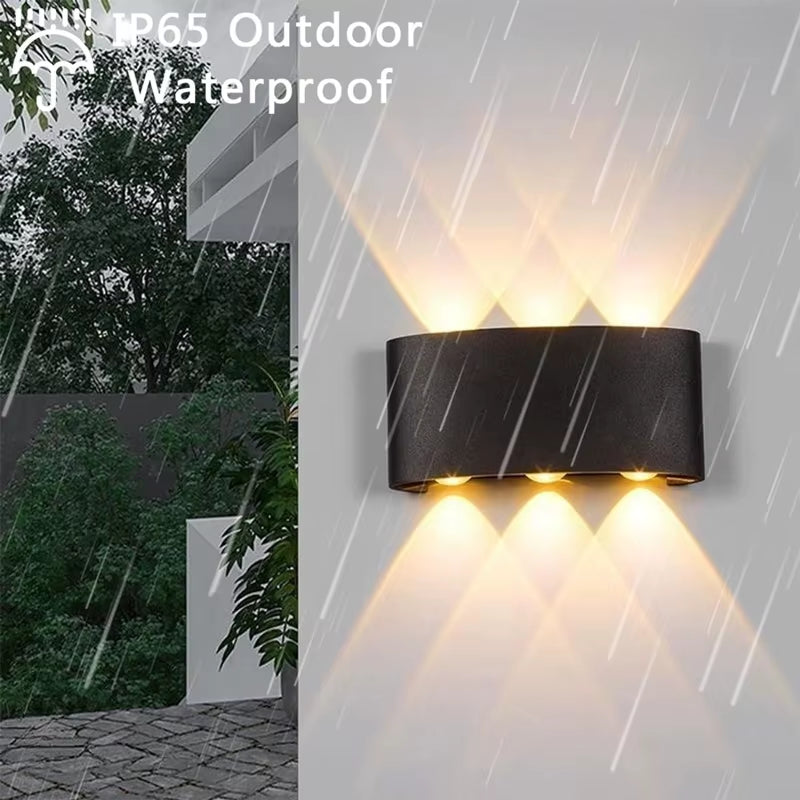 Aluminum Interior Wall Light Waterproof IP65 LED Wall Lamp Outdoor Garden Lights Bedroom Living Room Loft Decor Stairs Lighting