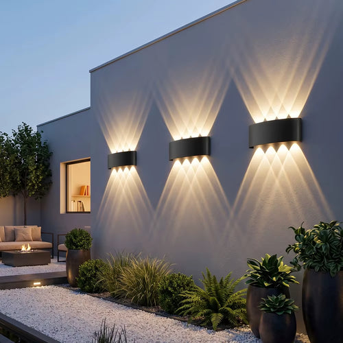 Aluminum Interior Wall Light Waterproof IP65 LED Wall Lamp Outdoor Garden Lights Bedroom Living Room Loft Decor Stairs Lighting