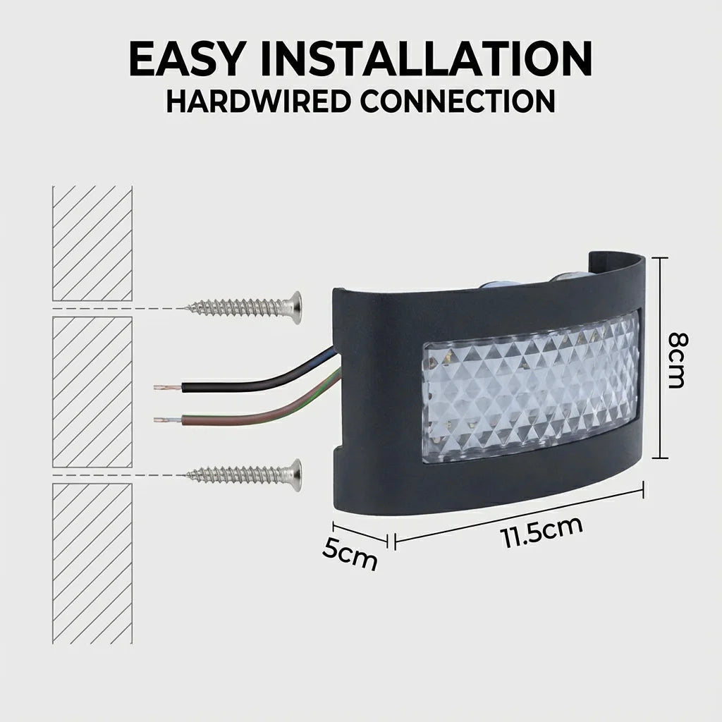 Modern Waterproof LED Wall Sconce