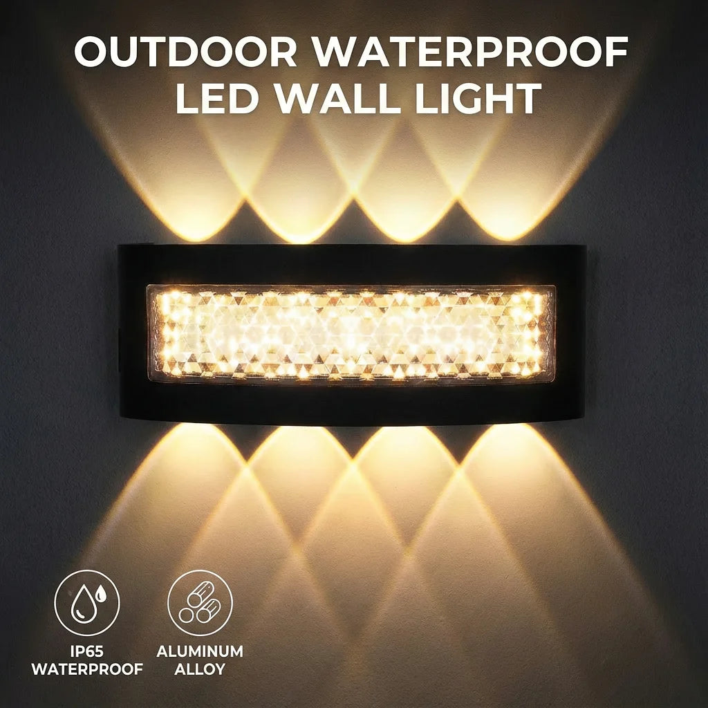 Modern Waterproof LED Wall Sconce